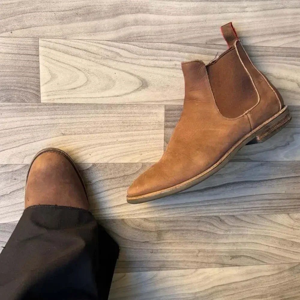 Thursday Boots Duke Chelsea Boots Brown Leather Mens 9